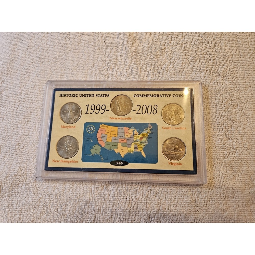 2000 historic united states commemorative coins Massachusetts Maryland Virginia